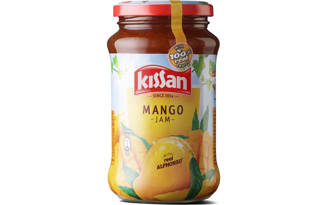 Kissan Mango Jam    Glass Jar  490 grams